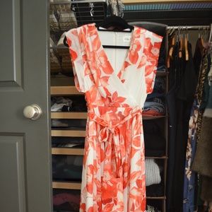 Orange Summer Maxi Dress